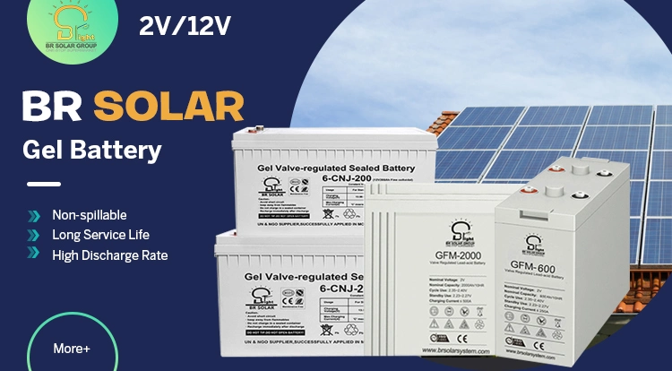 Long Life Rechargeable Gel 12V/100ah/150/200 /250ah Inverter Compatibility Solar Power System Gel Storage Li-ion/Lithium Ion LiFePO4 Energy Storage Gel Battery