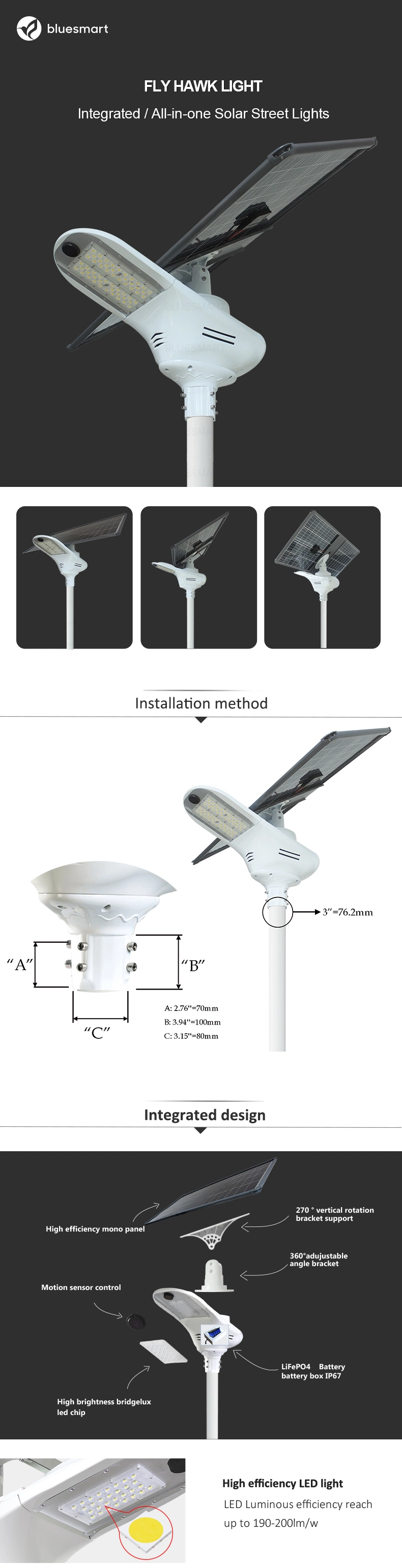 Bluesmart Best Rate All-in-One Smart Solar Light System